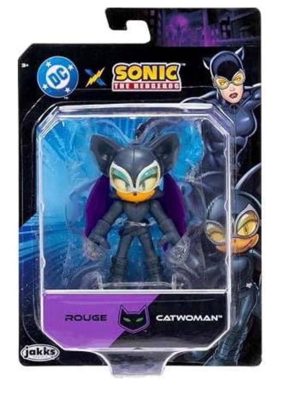 Jakks Pacific Sonic The Hedgehog x DC Rouge as Catwoman Mini Figure
